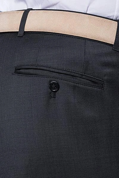 Carl Gross Hose Silvio 60/049N0/338271/82 Regular Fit, Schurwolle Super110 REDA, Anthrazit meliert, Anthrazit 6 Carl Gross Hose Silvio 60/049N0/338271/82 Regular Fit, Schurwolle Super110 REDA, Anthrazit meliert, Anthrazit – Bild 4