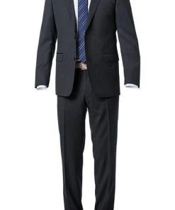 Carl Gross Anzug 60/049N0/324772+338271/82 Regular Fit, Schurwolle Super110 REDA, Anthrazit meliert, Anthrazit