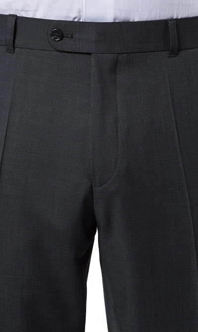 Carl Gross Anzug 60/049N0/324772+338271/82 Regular Fit, Schurwolle Super110 REDA, Anthrazit meliert, Anthrazit 9 Carl Gross Anzug 60/049N0/324772+338271/82 Regular Fit, Schurwolle Super110 REDA, Anthrazit meliert, Anthrazit – Bild 7