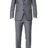 Carl Gross Anzug 60-045N1/323022+332023/81 Modern Fit, Schurwolle Super110, Stahlgrau, Grau