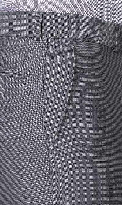 Carl Gross Anzug 60-045N1/323022+332023/81 Modern Fit, Schurwolle Super110, Stahlgrau, Grau 10 Carl Gross Anzug 60-045N1/323022+332023/81 Modern Fit, Schurwolle Super110, Stahlgrau, Grau – Bild 8