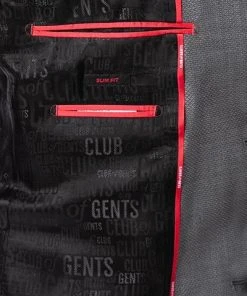 CG Anzug 50/102S1/423712+433063+441013/81 Slim Fit, Schurwolle Super100, Dunkelgrau gemustert, Grau -Anzüge & Westen Verkäufe 261577 norm7