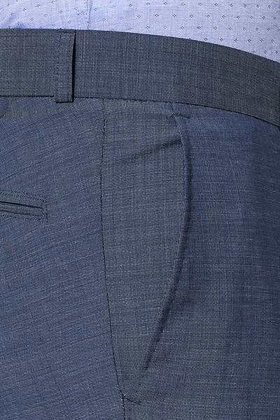Carl Gross Hose Sascha 50/041N0/332023/62 Modern Fit, Schurwolle Super120, Blau meliert 5 Carl Gross Hose Sascha 50/041N0/332023/62 Modern Fit, Schurwolle Super120, Blau meliert – Bild 3