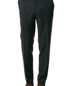 Carl Gross Hose Steve 00/001N0/338323/83 Modern Fit, Schurwolle LANIFICIO FLLI CERRUTI, Anthrazit meliert, Anthrazit