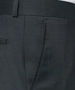 Carl Gross Hose Steve 00/001N0/338323/83 Modern Fit, Schurwolle LANIFICIO FLLI CERRUTI, Anthrazit meliert, Anthrazit -Anzüge & Westen Verkäufe 268568 norm3