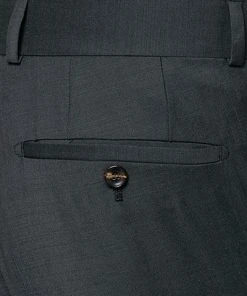 Carl Gross Hose Steve 00/001N0/338323/83 Modern Fit, Schurwolle LANIFICIO FLLI CERRUTI, Anthrazit meliert, Anthrazit -Anzüge & Westen Verkäufe 268568 norm4