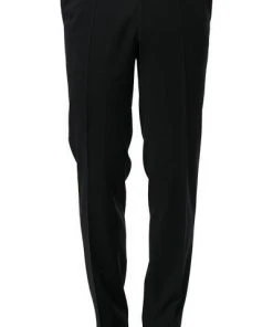 Carl Gross Hose Steve 00/001N0/338323/90 Modern Fit, Schurwolle LANIFICIO FLLI CERRUTI, Schwarz