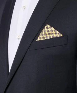 Carl Gross Anzug 00/001N0/324972+338323/63 Modern Fit, Schurwolle LANIFICIO FLLI CERRUTI, Nachtblau -Anzüge & Westen Verkäufe 268570 norm3