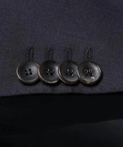 Carl Gross Anzug 00/001N0/324972+338323/63 Modern Fit, Schurwolle LANIFICIO FLLI CERRUTI, Nachtblau -Anzüge & Westen Verkäufe 268570 norm4