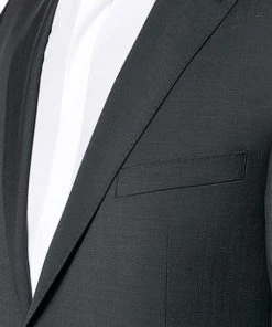 Carl Gross Anzug 00/001N0/324972+338323/83 Modern Fit, Schurwolle LANIFICIO FLLI CERRUTI, Anthrazit meliert, Anthrazit -Anzüge & Westen Verkäufe 268571 norm3