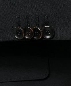 Carl Gross Anzug 00/001N0/324972+338323/90 Modern Fit, Schurwolle LANIFICIO FLLI CERRUTI, Schwarz -Anzüge & Westen Verkäufe 268572 norm4