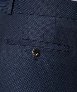 Carl Gross Hose Steve 60/048N1/338323/63 Modern Fit, Schurwolle GUABELLO, Dunkelblau gemustert, Dunkelblau -Anzüge & Westen Verkäufe 268578 norm4