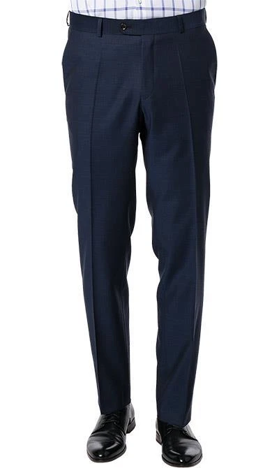 Carl Gross Anzug 60/048N1/324972+338323/63 Modern Fit, Schurwolle GUABELLO, Dunkelblau gemustert, Dunkelblau 8 Carl Gross Anzug 60/048N1/324972+338323/63 Modern Fit, Schurwolle GUABELLO, Dunkelblau gemustert, Dunkelblau – Bild 6