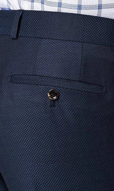 Carl Gross Anzug 60/048N1/324972+338323/63 Modern Fit, Schurwolle GUABELLO, Dunkelblau gemustert, Dunkelblau 11 Carl Gross Anzug 60/048N1/324972+338323/63 Modern Fit, Schurwolle GUABELLO, Dunkelblau gemustert, Dunkelblau – Bild 9