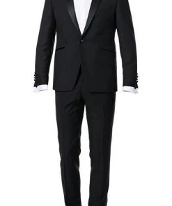 Wilvorst Smoking schwarz 471201/10/13661/2+724 Wolle-Mohair