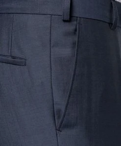 Wilvorst Smokinghose blau 471201/33/724 Woll-Mohair, Nachtblau -Anzüge & Westen Verkäufe 269006 norm3