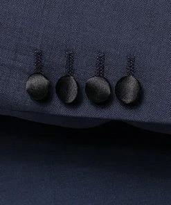 Wilvorst Smoking blau 471201/33/13661/2+724 Wolle-Mohair, Nachtblau meliert -Anzüge & Westen Verkäufe 269007 norm4