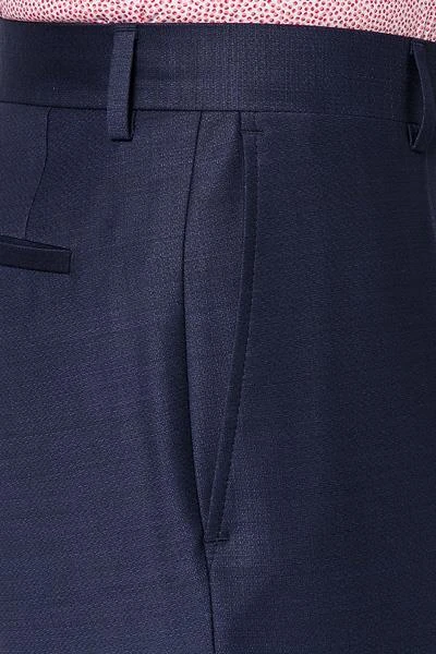 ROY ROBSON Hose 5015/0340/018 Regular Fit, Schurwolle, Mittelblau meliert, Mittelbau 5 ROY ROBSON Hose 5015/0340/018 Regular Fit, Schurwolle, Mittelblau meliert, Mittelbau – Bild 3