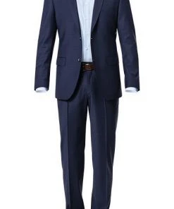 ROY ROBSON Anzug 515/352+34/18 Regular Fit, Schurwolle, Mittelblau gemustert, Mittelbau