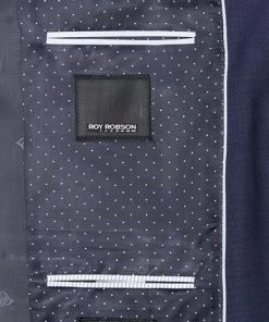 ROY ROBSON Anzug 515/352+34/18 Regular Fit, Schurwolle, Mittelblau gemustert, Mittelbau -Anzüge & Westen Verkäufe 269810 norm5