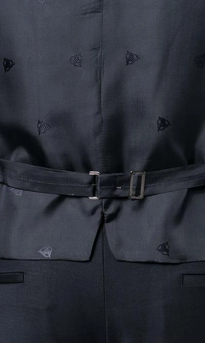 ROY ROBSON Weste S05050381704100/A401 Slim Fit, Schurwolle, Nachtblau meliert, Nachtblau 4 ROY ROBSON Weste S05050381704100/A401 Slim Fit, Schurwolle, Nachtblau meliert, Nachtblau – Bild 2