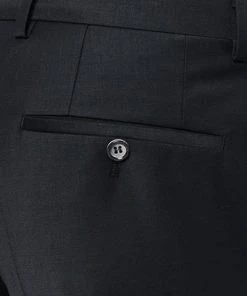 ROY ROBSON Hose S01050381295400/A001 Slim Fit, Schurwolle, Schwarz -Anzüge & Westen Verkäufe 269821 norm4