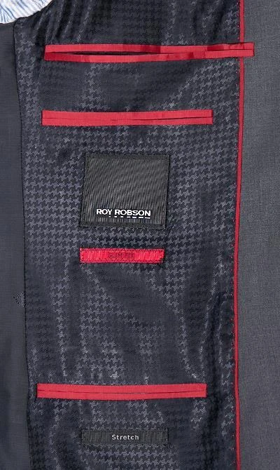 ROY ROBSON ROY R. Anzug S00050381694700+295400+704100/A020 Anzug mit Weste, Slim Fit, Schurwolle, Mittelgrau meliert, Grau 7 ROY ROBSON ROY R. Anzug S00050381694700+295400+704100/A020 Anzug mit Weste, Slim Fit, Schurwolle, Mittelgrau meliert, Grau – Bild 5