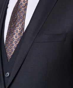 ROY ROBSON ROY R. Anzug S00050381694700+295400+704100/A401 Anzug mit Weste, Slim Fit, Schurwoll-Stretch, Nachtblau -Anzüge & Westen Verkäufe 269833 norm3