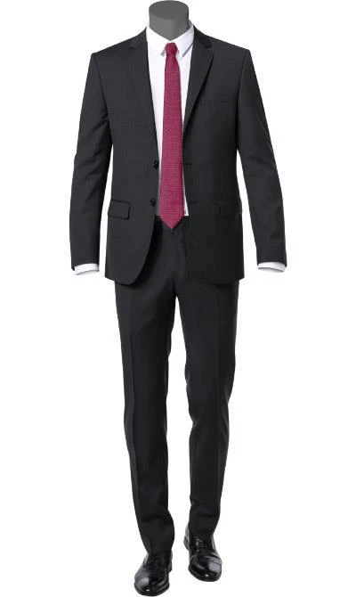 Daniel Hechter Anzug 40200/100103+40250/990 Modern Fit, Schurwolle Super120 GUABELLO, Schwarz meliert, Black 3 Daniel Hechter Anzug 40200/100103+40250/990 Modern Fit, Schurwolle Super120 GUABELLO, Schwarz meliert, Black