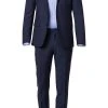 Daniel Hechter Anzug 40100/100102+40150/100102/670 Schurwolle, Marine meliert, Dark blue