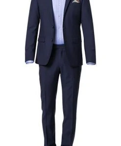 Daniel Hechter Anzug 40100/100102+40150/100102/670 Schurwolle, Marine meliert, Dark blue