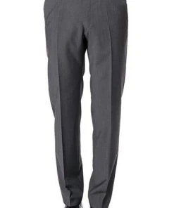 DIGEL Hose Modern Fit Per 99832/116062/46 Hose Per, Schurwolle Super100, Grau meliert, Grau