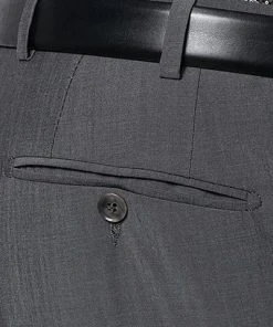 DIGEL Hose Modern Fit Per 99832/116062/46 Hose Per, Schurwolle Super100, Grau meliert, Grau -Anzüge & Westen Verkäufe 270324 norm4
