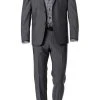 DIGEL Anzug Modern F. 99832/120033+99832/116062/46 Modern Fit, Schurwolle Super100, Grau meliert, Grau