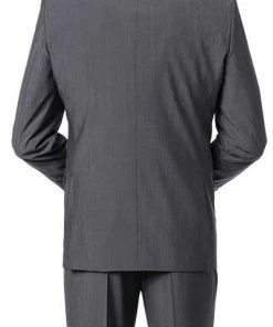 DIGEL Anzug Modern F. 99832/120033+99832/116062/46 Modern Fit, Schurwolle Super100, Grau meliert, Grau -Anzüge & Westen Verkäufe 270325 norm5