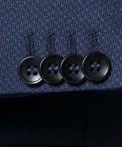 CG Anzug 60/111S1/423682+433053/62 Modern Fit, Schurwolle, Blau gemustert, Marine -Anzüge & Westen Verkäufe 272667 norm4