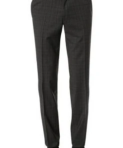 Carl Gross Hose Sascha 60/053N3/332023/82 Modern Fit, Schurwolle Super110, Anthrazit kariert, Anthrazit