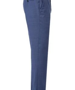 DIGEL Hose Modern Fit Per 99653/116062/26 Hose Per, Schurwolle Super110, Mittelblau meliert, Blau -Anzüge & Westen Verkäufe 272693 norm3