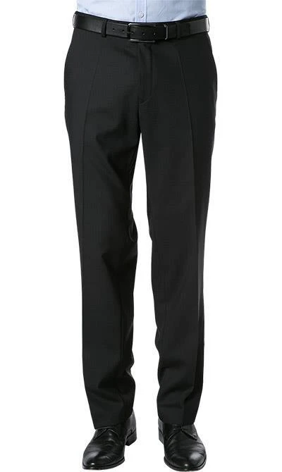 Carl Gross Anzug 57/0039/1751+1075/90 Regular Fit, Schurwolle, Schwarz 9 Carl Gross Anzug 57/0039/1751+1075/90 Regular Fit, Schurwolle, Schwarz – Bild 7