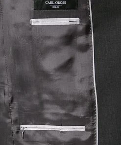 Carl Gross Anzug 57/0039/1751+1075/83 Regular Fit, Schurwolle, Anthrazit meliert, Anthrazit -Anzüge & Westen Verkäufe 272843 norm5