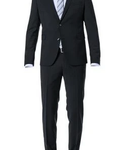 CINQUE Anzug Cipanetti 2298+2198/1501/99 Super Slim, Schurwolle, Schwarz