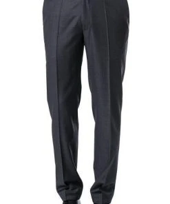 EDUARD DRESSLER Hose Jeff 00510/3B25/28 Shaped Fit, Schurwolle Super140, Graphit meliert, Graphit