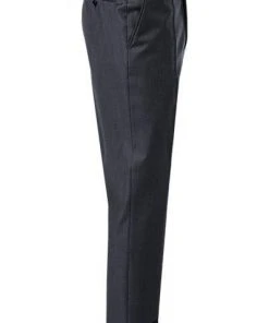 EDUARD DRESSLER Hose Jeff 00510/3B25/28 Shaped Fit, Schurwolle Super140, Graphit meliert, Graphit -Anzüge & Westen Verkäufe 273241 norm3