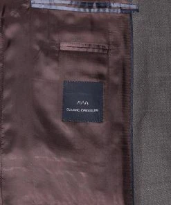 EDUARD DRESSLER Anzug 00510/6B01+3B25/84 Shaped Fit, Schurwolle Super140, Braun meliert, Braun -Anzüge & Westen Verkäufe 273244 norm5