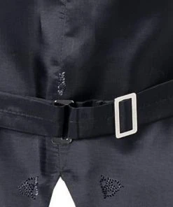 ROY ROBSON Weste 5022/21/719 Slim Fit, Schurwolle Super110 REDA, Dunkelblau kariert, Nachtblau -Anzüge & Westen Verkäufe 275183 norm3