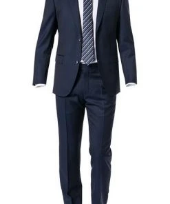 ROY ROBSON Anzug S00050741254400+1267500/A401 Regular Fit, Schurwolle Super120, Dunkelblau meliert, Nachtblau