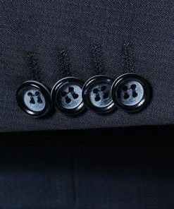 ROY ROBSON Anzug S00050741254400+1267500/A401 Regular Fit, Schurwolle Super120, Dunkelblau meliert, Nachtblau -Anzüge & Westen Verkäufe 275202 norm5