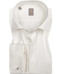 Jacques Britt Slim Fit Gala-Venezia UMA 960267/02 Hemd, Popeline, Ecru