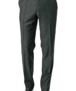 Carl Gross Hose Steve 60/048N1/338323/82 Modern Fit, Schurwolle GUABELLO, Grau meliert, Anthrazit