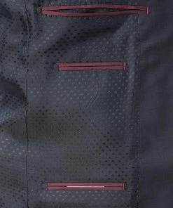 Carl Gross Anzug 60/053N3/323022+332023/63 Modern Fit, Schurwolle Super110 REDA, Dunkelblau kariert, Nachtblau -Anzüge & Westen Verkäufe 281273 norm6